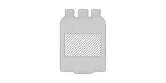 Bouteille 750 ml en RPET Botle - Marquage autour