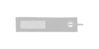 Porte-clés en feutrine Felk - Marquage Recto