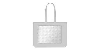 Sac en plastique de couleur noir Prastol - Marquage Recto