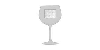 Verre à Cocktail 700 ml en verre Jin - Marquage Verso