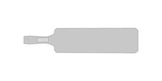 Planche à découper design large Diamant - Impression sur poignée