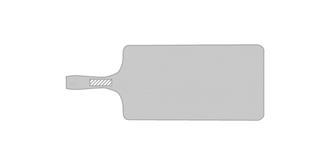 Planche à découper de taille moyenne Sani - impression sur poignée 2