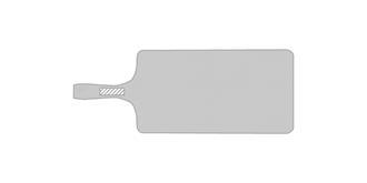 Planche à découper de taille moyenne Sani - Impression sur poignée