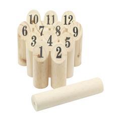 OBG PUB - Ensemble de jeu de lancer en bois numéroté Aiki