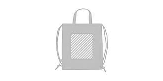 Sac à dos à cordon écologique en feutre RPET Nora - A l'avant