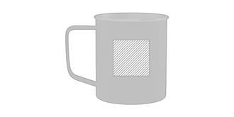 Mug en acier inoxydable design exquis Hutch - Marquage Verso