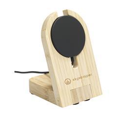 OBG PUB - Support de téléphone sans fil en bois Hilf