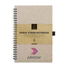 Cahier A5 à spirale au design écologique Arro