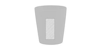 Mug de haute qualité en céramique 190 ml Mun - Marquage Verso