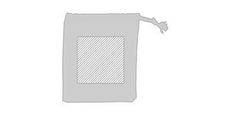 Ensemble de 4 sous-verres en bambou Tape - Marquage Recto