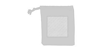 Ensemble de 4 sous-verres en bambou Tape - Marquage Verso