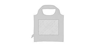 Sac de courses pliable et spacieux en RPET Ndao - Marquage Verso