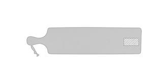 Plateau de service avec cordon en cuir Plez - A l'avant