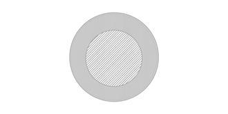 Chargeur écologique 10 W forme rond et plat Dax - A l'avant