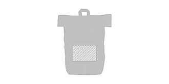 Sac à dos pratique en RPET imperméable Nolan - A l'avant