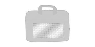 Mallette ordinateur portable de 15,6 pouces Daba - A l'avant