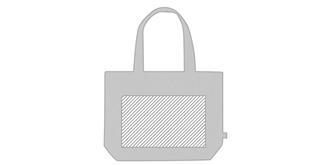 Sac shopping en PET recyclé design stylée Flavux - Marquage Recto