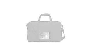 Sac de week-end en RPET 600D robuste Jaw - Impression Poche