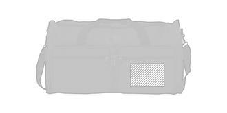 Sac de sport ou de voyage meilleure qualité Loner - impression avant coté gauche