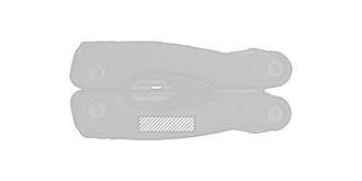 Pince multifonction avec poignée en alu Maxi - impression sur poignée 2