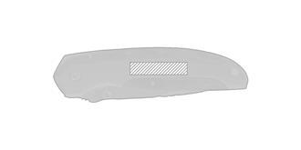 Couteau de survie robuste en acier inoxydable Hawk - Impression sur poignée