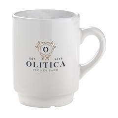 OBG PUB - Mug empilable en céramique de bonne qualité Lux
