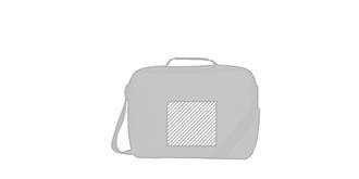 Sac bandoulière/porte-documents en polyester Kita - Marquage Verso