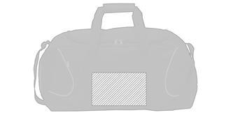 Sac de sport/voyage spacieux en polyester 600D Lam - Marquage Recto