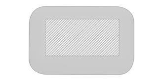 Set d’écouteurs sans fil dans une boîte Kuty - impression sur couvercle