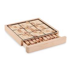 OBG PUB - Planche de sudoku en bois couleur naturel Udoh