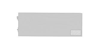 Coffret à vin et organiseur de bureau Flex - impression sur arrière coté droite