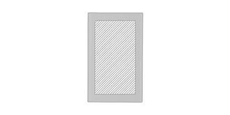 Powerbank plate 4000 mAh corps en aluminium Bird - A l'avant