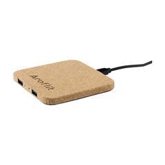 OBG.PUB - Chargeur 10 W sans fil en liège naturel Plag Chargeur 10 W sans fil en liège naturel Plag
