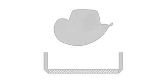 Chapeau de paille couleur naturel chic Lupa - Marquage autour