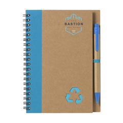 OBG PUB - Carnet à couverture en coton recyclé bicolore Loco