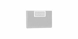 Porte-cartes design élégant en RPET Restek - Impression avant en haut