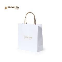 OBG PUB - Sac en papier recyclé avec soufflet Yeman