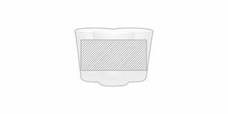 Verre à shot 44ml avec revêtement spécial Songo - A l'avant