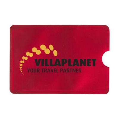 OBG.PUB - Porte-cartes RFID flexible en aluminium Pota Rouge Porte-cartes RFID flexible en aluminium Pota Rouge