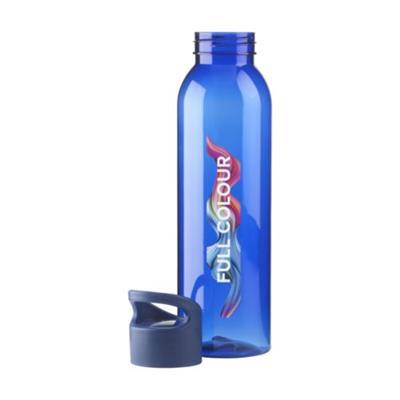 Bouteille d'eau pliable avec bouchon anti-fuite sans BPA, bleu 500ML 