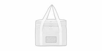 Sac isotherme pratique en toile Kecil - Impression Poche