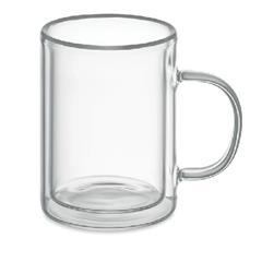 Mug en verre double paroi 225 ml durable Dunkan
