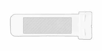 Lampe et chargeur sans fil 10W en ABS Espurna - Marquage Recto