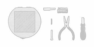 Set d'outils de 15 pièces sous coffret Bartlette - Impression Haut