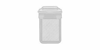 Support téléphone pliable en ABS pour bureau Flob - Marquage Recto