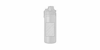 Bouteille de sport à double paroi 500 ml Miliom - Marquage Recto