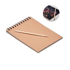 OBG PUB - Carnet A5 en papier kraft à gratter Bolisan