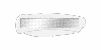 Couteau de poche pliable en acier Monson - Marquage Verso