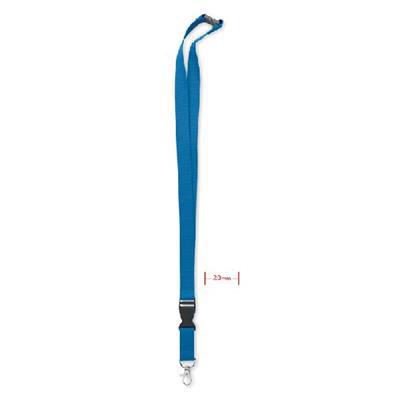 OBG.PUB - Lanyard en coton avec crochet en métal Lannycot Bleu Lanyard en coton avec crochet en métal Lannycot Bleu