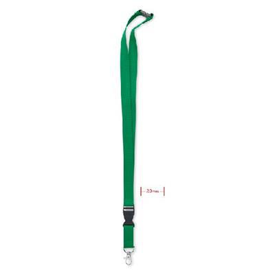 OBG.PUB - Lanyard en coton avec crochet en métal Lannycot Vert Lanyard en coton avec crochet en métal Lannycot Vert